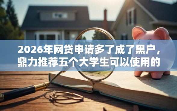 2026年网贷申请多了成了黑户，鼎力推荐五个大学生可以使用的平台