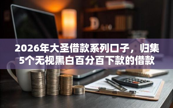 2026年大圣借款系列口子，归集5个无视黑白百分百下款的借款软件
