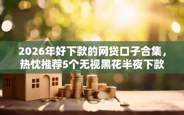 2026年好下款的网贷口子合集，热忱推荐5个无视黑花半夜下款的网贷软件