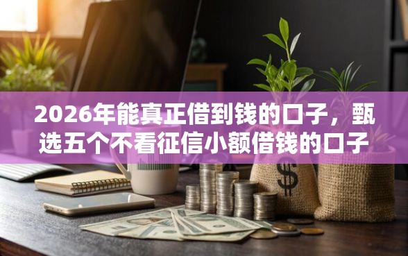 2026年能真正借到钱的口子，甄选五个不看征信小额借钱的口子