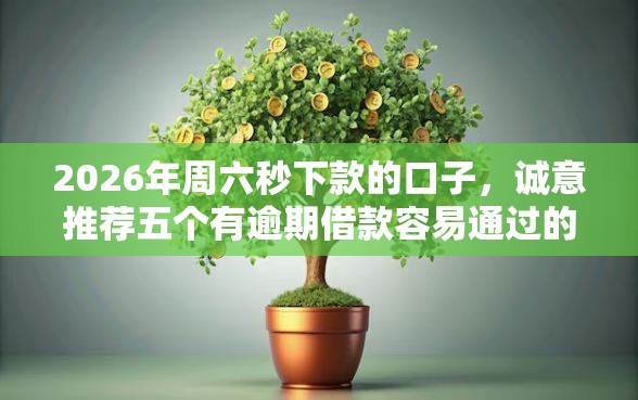 2026年周六秒下款的口子,诚意推荐五个有逾期借款容易通过的软件 2026年周六秒下款的口子,诚意推荐五个有逾期借款容易通过的软件