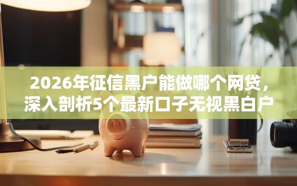 2026年征信黑户能做哪个网贷，深入剖析5个最新口子无视黑白户网贷