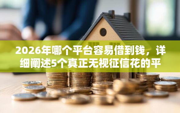 2026年哪个平台容易借到钱，详细阐述5个真正无视征信花的平台
