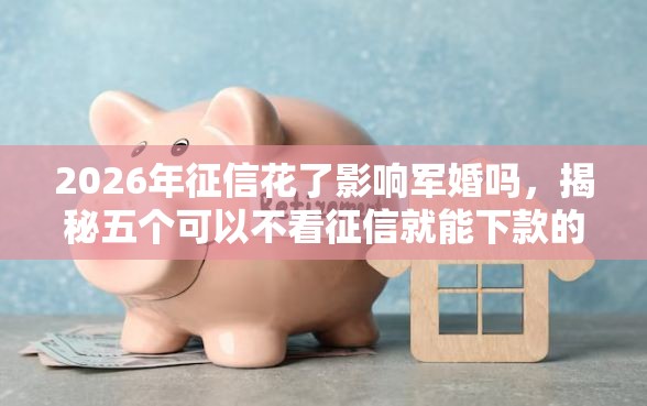 2026年征信花了影响军婚吗,揭秘五个可以不看征信就能下款的软件 2026年征信花了影响军婚吗,揭秘五个可以不看征信就能下款的软件