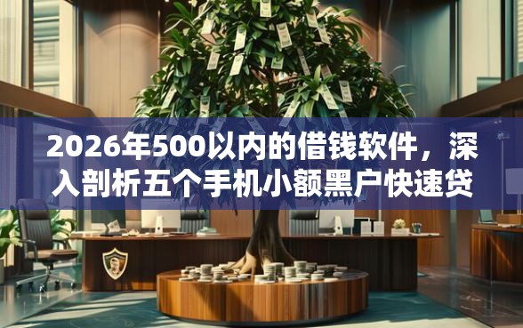 2026年500以内的借钱软件，深入剖析五个手机小额黑户快速贷款口子