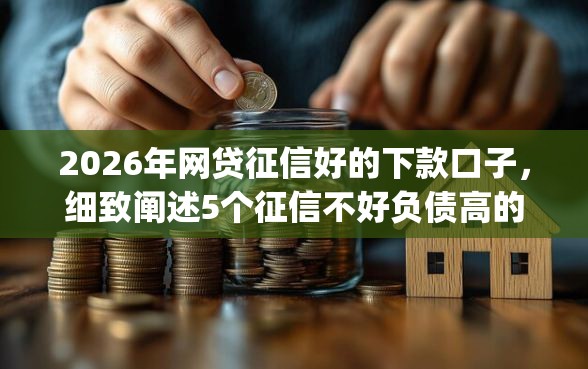 2026年网贷征信好的下款口子，细致阐述5个征信不好负债高的app