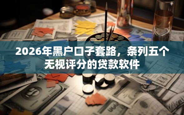 2026年黑户口子套路，条列五个无视评分的贷款软件