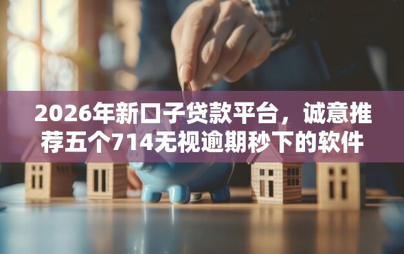 2026年新口子贷款平台，诚意推荐五个714无视逾期秒下的软件
