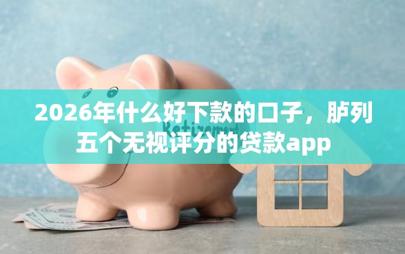 2026年什么好下款的口子，胪列五个无视评分的贷款app