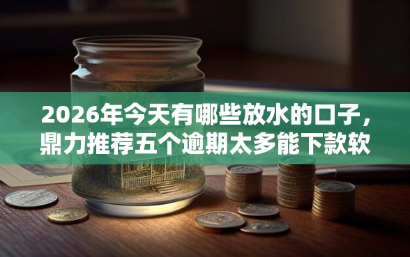 2026年今天有哪些放水的口子，鼎力推荐五个逾期太多能下款软件