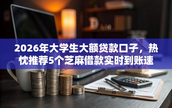 2026年大学生大额贷款口子，热忱推荐5个芝麻借款实时到账速借口子