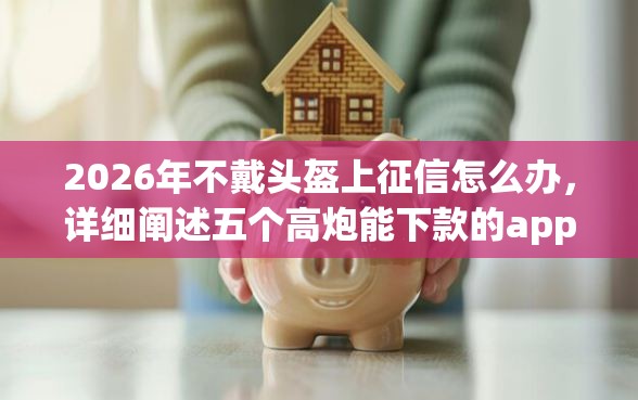 2026年不戴头盔上征信怎么办，详细阐述五个高炮能下款的app