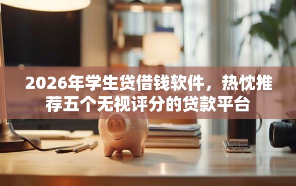 2026年学生贷借钱软件，热忱推荐五个无视评分的贷款平台