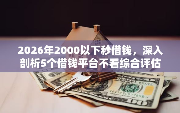 2026年2000以下秒借钱,深入剖析5个借钱平台不看综合评估的口子 2026年2000以下秒借钱,深入剖析5个借钱平台不看综合评估的口子