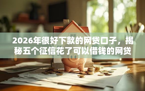 2026年很好下款的网贷口子，揭秘五个征信花了可以借钱的网贷口子