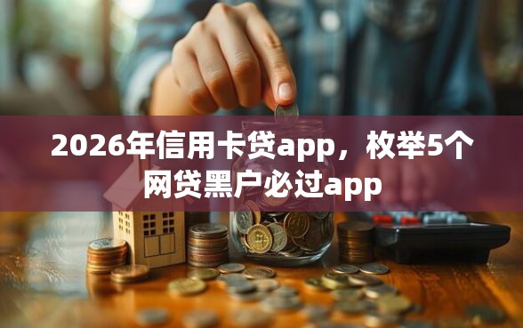 2026年信用卡贷app，枚举5个网贷黑户必过app