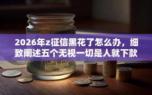 2026年z征信黑花了怎么办，细致阐述五个无视一切是人就下款平台