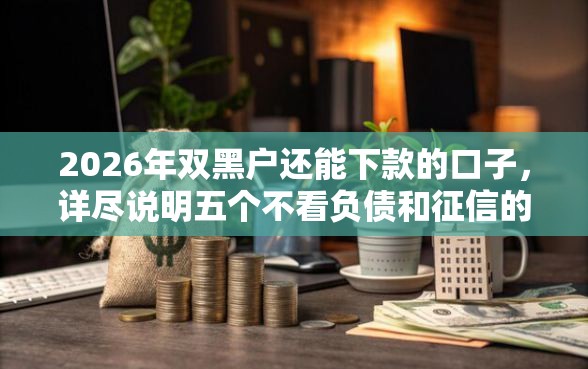 2026年双黑户还能下款的口子，详尽说明五个不看负债和征信的软件