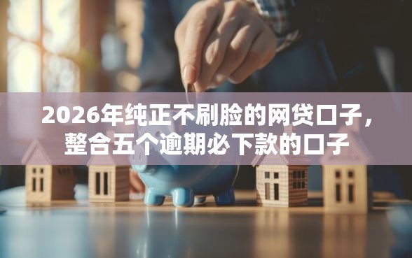 2026年纯正不刷脸的网贷口子，整合五个逾期必下款的口子
