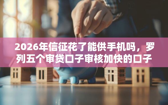 2026年信征花了能供手机吗，罗列五个审贷口子审核加快的口子