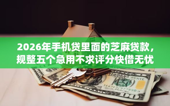2026年手机贷里面的芝麻贷款,规整五个急用不求评分快借无忧的app 2026年手机贷里面的芝麻贷款,规整五个急用不求评分快借无忧的app