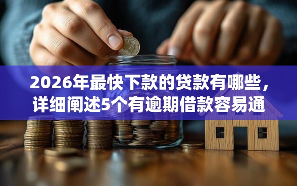 2026年最快下款的贷款有哪些，详细阐述5个有逾期借款容易通过的app