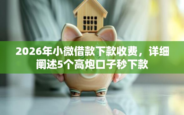 2026年小微借款下款收费，详细阐述5个高炮口子秒下款