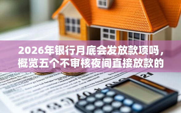 2026年银行月底会发放款项吗，概览五个不审核夜间直接放款的网贷口子