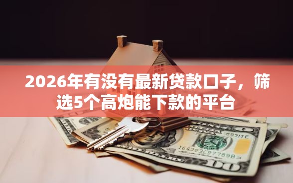 2026年有没有最新贷款口子，筛选5个高炮能下款的平台