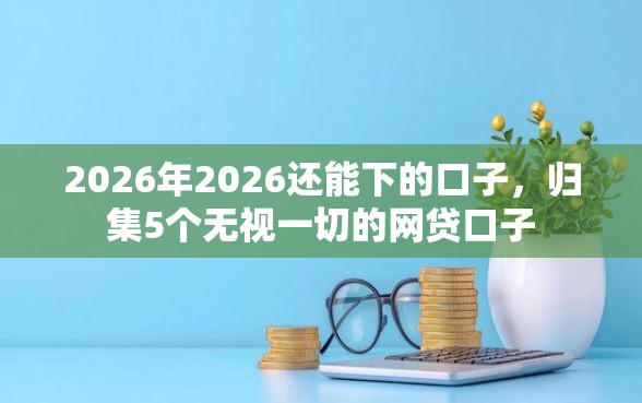 2026年2026还能下的口子，归集5个无视一切的网贷口子