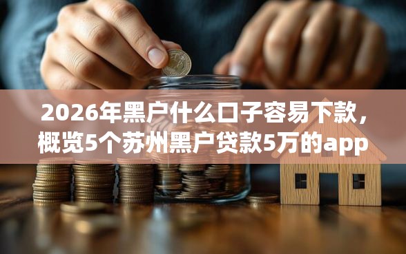 2026年黑户什么口子容易下款，概览5个苏州黑户贷款5万的app