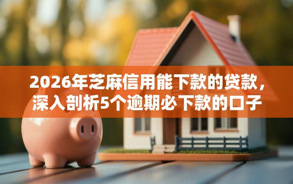 2026年芝麻信用能下款的贷款，深入剖析5个逾期必下款的口子