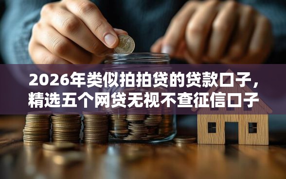 2026年类似拍拍贷的贷款口子，精选五个网贷无视不查征信口子