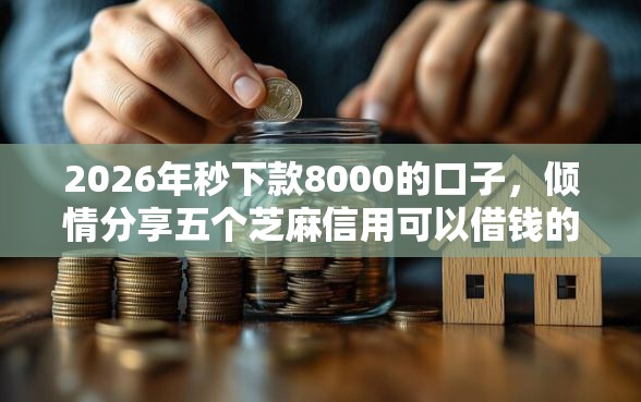 2026年秒下款8000的口子，倾情分享五个芝麻信用可以借钱的口子
