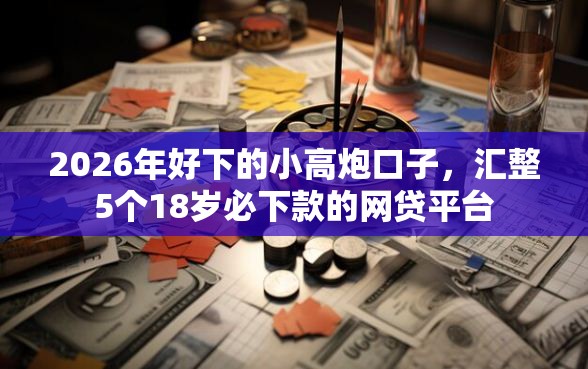 2026年好下的小高炮口子，汇整5个18岁必下款的网贷平台