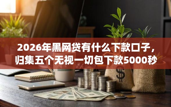 2026年黑网贷有什么下款口子，归集五个无视一切包下款5000秒下款的app
