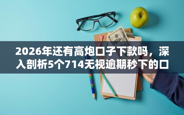 2026年还有高炮口子下款吗，深入剖析5个714无视逾期秒下的口子