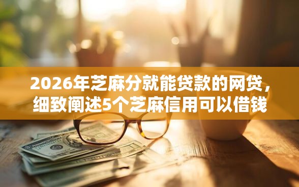 2026年芝麻分就能贷款的网贷，细致阐述5个芝麻信用可以借钱的平台