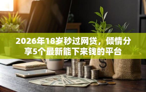 2026年18岁秒过网贷，倾情分享5个最新能下来钱的平台