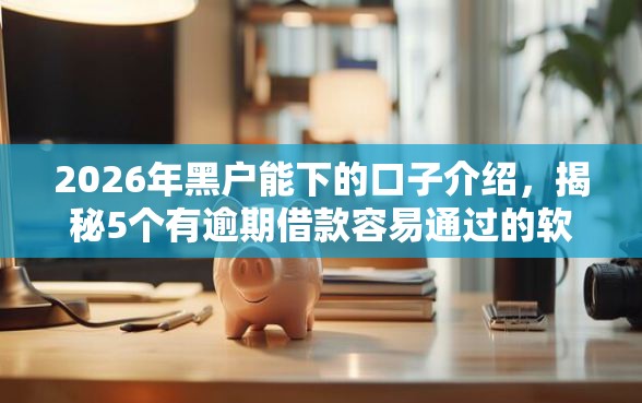 2026年黑户能下的口子介绍，揭秘5个有逾期借款容易通过的软件