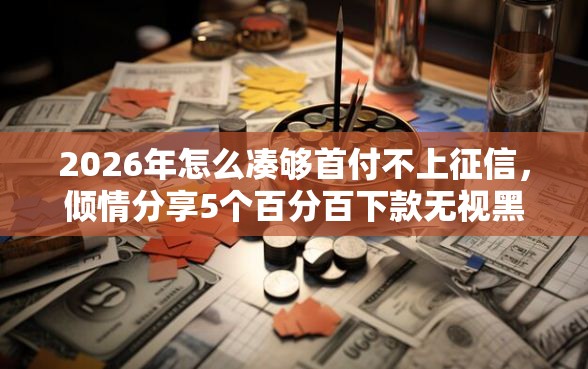 2026年怎么凑够首付不上征信，倾情分享5个百分百下款无视黑白户口子