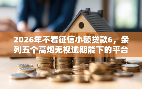 2026年不看征信小额贷款6，条列五个高炮无视逾期能下的平台