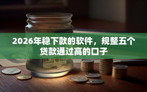 2026年稳下款的软件，规整五个贷款通过高的口子