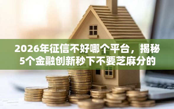 2026年征信不好哪个平台,揭秘5个金融创新秒下不要芝麻分的软件 2026年征信不好哪个平台,揭秘5个金融创新秒下不要芝麻分的软件