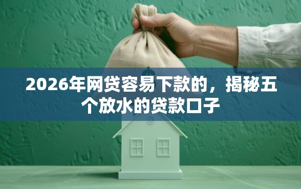 2026年网贷容易下款的，揭秘五个放水的贷款口子