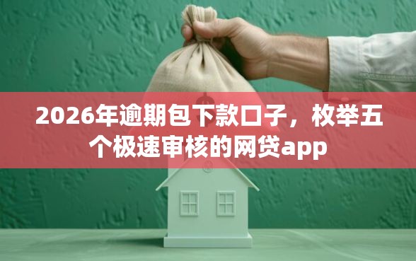 2026年逾期包下款口子，枚举五个极速审核的网贷app