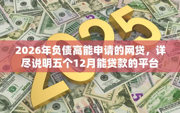 2026年负债高能申请的网贷，详尽说明五个12月能贷款的平台
