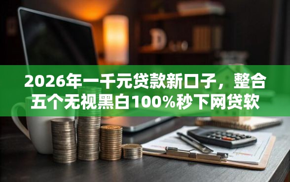 2026年一千元贷款新口子，整合五个无视黑白100%秒下网贷软件