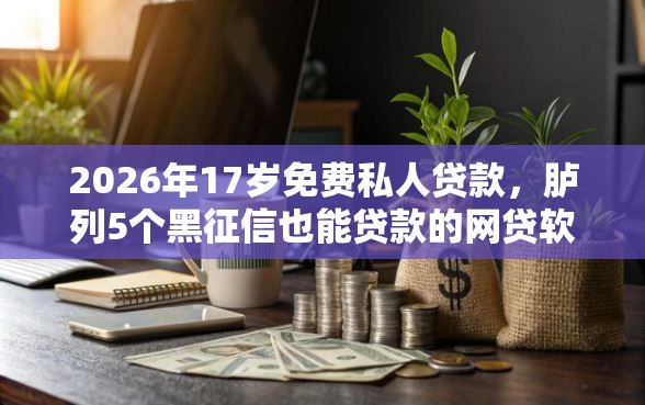 2026年17岁免费私人贷款，胪列5个黑征信也能贷款的网贷软件