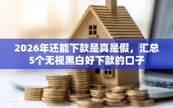 2026年还能下款是真是假，汇总5个无视黑白好下款的口子